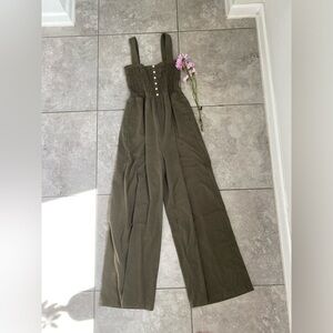 ILLA ILLA Olive Green Women's Jumpsuit